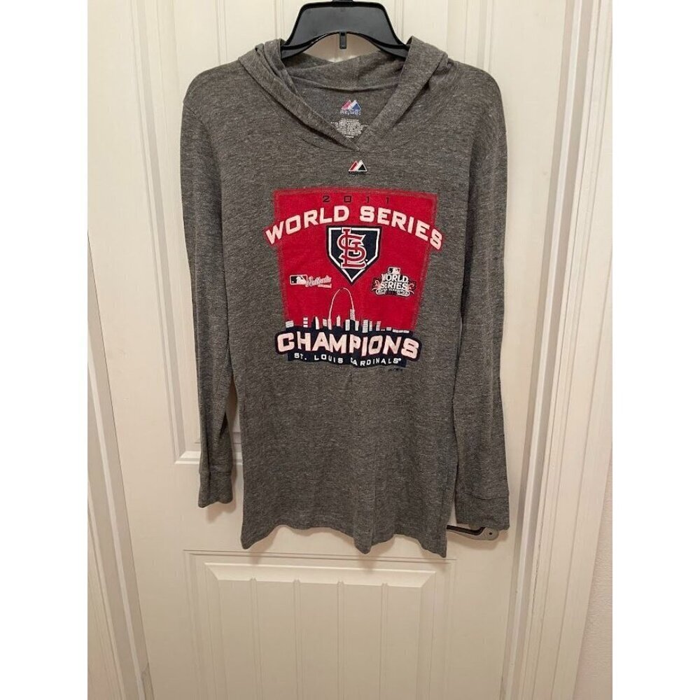 Majestic 2011 World Series Champions‎ St. Louis Cardinals Hoodie XL